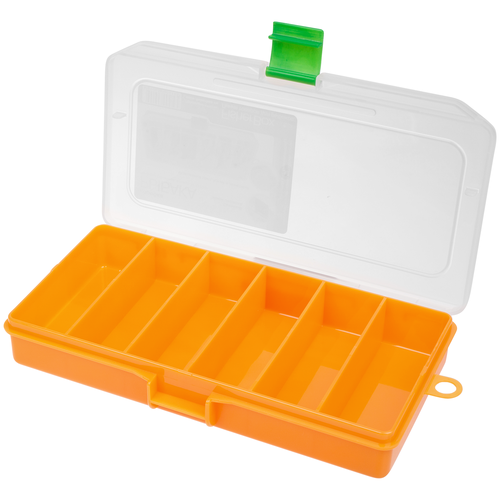 Коробка для приманок FisherBox 216 Orange (6 отделений) 220х120х30 мм, арт. 22.12.03-Or