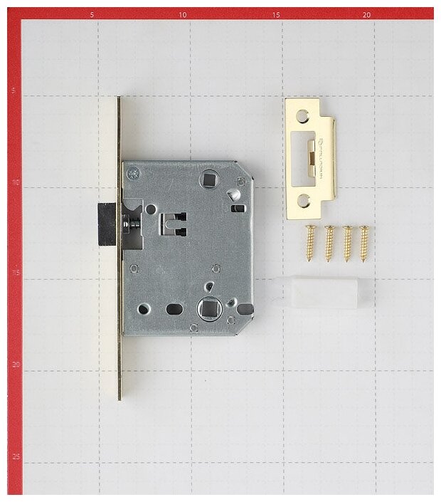 Защелка межкомнатная Palladium 170 PB (латунь)