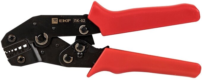 Pk-02-mas Пресс-клещи EKF Master ПК-02 0.25-6 мм2 НШвИ НШв