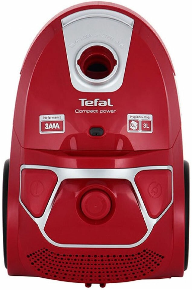 Пылесос с пылесборником Tefal Compact Power TW3953EA, красный