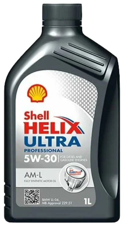 Синтетическое моторное масло SHELL Helix Ultra Professional AM-L 5W-30