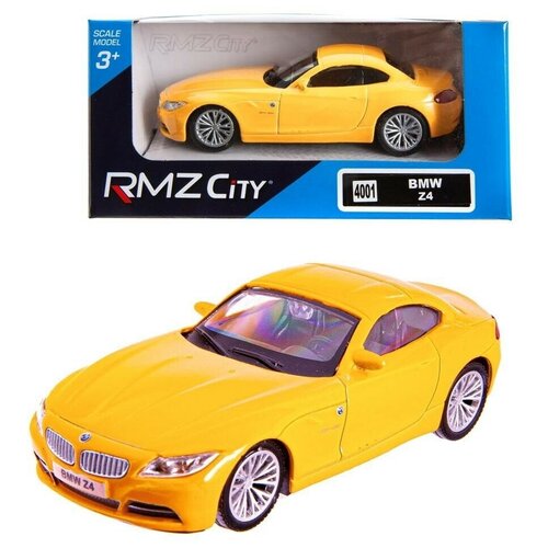 Машинка металлическая Uni-Fortune RMZ City BMW Z4 , жёлтый, 1 шт