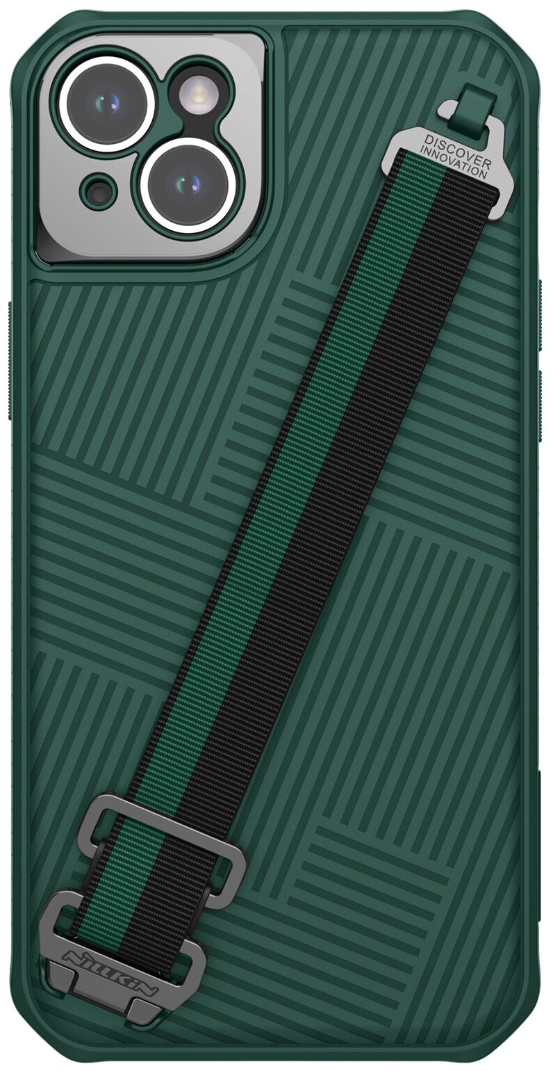 Nillkin для iPhone 14 Plus чехол Strap Magnetic Green, шт