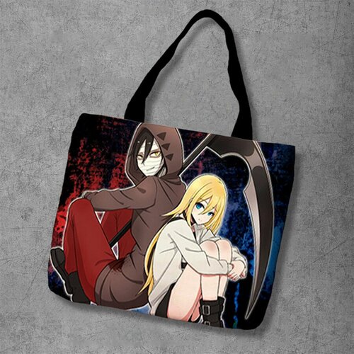 фото Сумка шоппер anime dakimakura, фактура рельефная, мультиколор