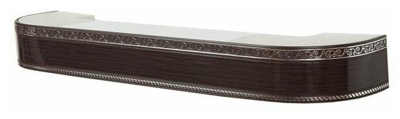 Декоративная планка Есенин, длина 300 см, ширина 7 см, цвет серебро/венге Магеллан 7377039 . - фотография № 3
