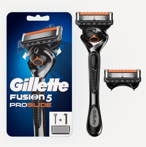 Изображение товара Бритвенный станок Gillette Fusion5 ProGlide с 2 сменными кассетами