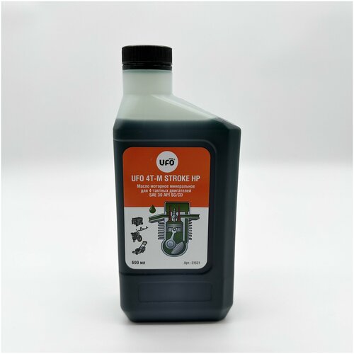 Масло моторное для 4-х тактных двигателей UFO 4T-M STROKE 0,6 л. (минеральное)
