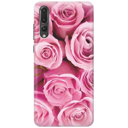 фото Силиконовый чехол на huawei p20 pro / хуавйе п20 про с принтом "букет роз" gosso