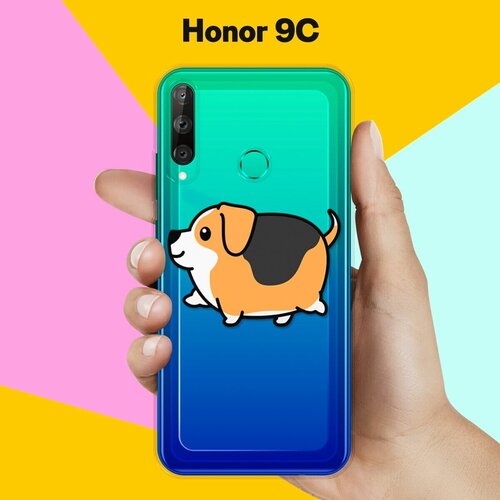 Силиконовый чехол Толстый Бигль на Honor 9C