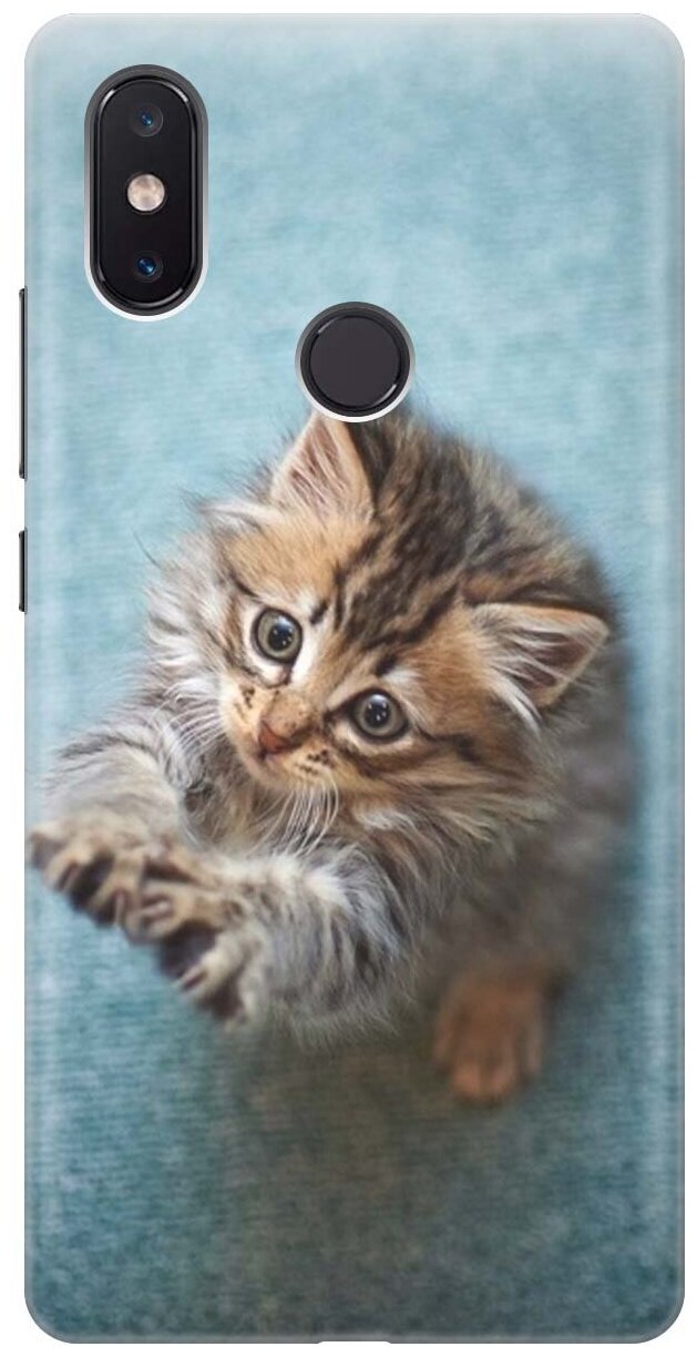 RE: PA Накладка Transparent для Xiaomi Mi 8 SE с принтом "Котёнок на голубом"