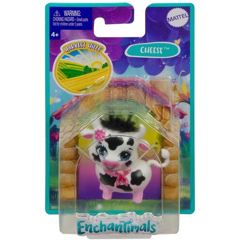 Фигурка Enchantimals Mattel Любимая зверюшка, корова Cheese GVT47/GVD52
