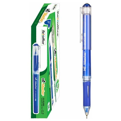 Ручка С масляными чернилами FLEXOFFICE HI MASTER 0,7 ММ синяя