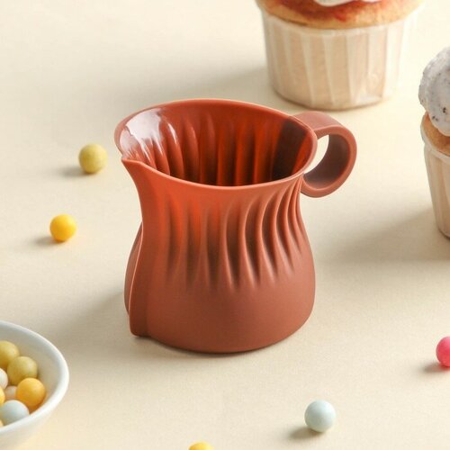 Кувшин для плавления и заливки шоколада Доляна Зефира 180 мл 107см d6 см цвет микс 433₽