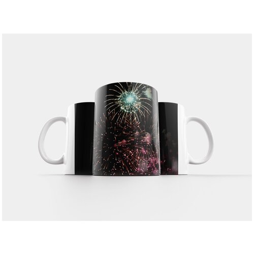 фото Кружка "сильвестр, фейерверк, ночь" 320 мл lotsprints