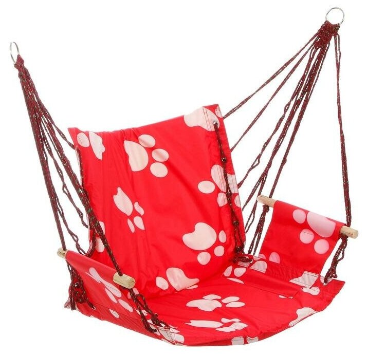 Гамак-кресло подвесное, цвета микс - фотография № 4