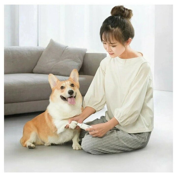 Триммер Xiaomi Pawbby Pet Nail Grinder MG-NG001A-EU для когтей домашних животных, АКБ, белый 9518044 - фотография № 11