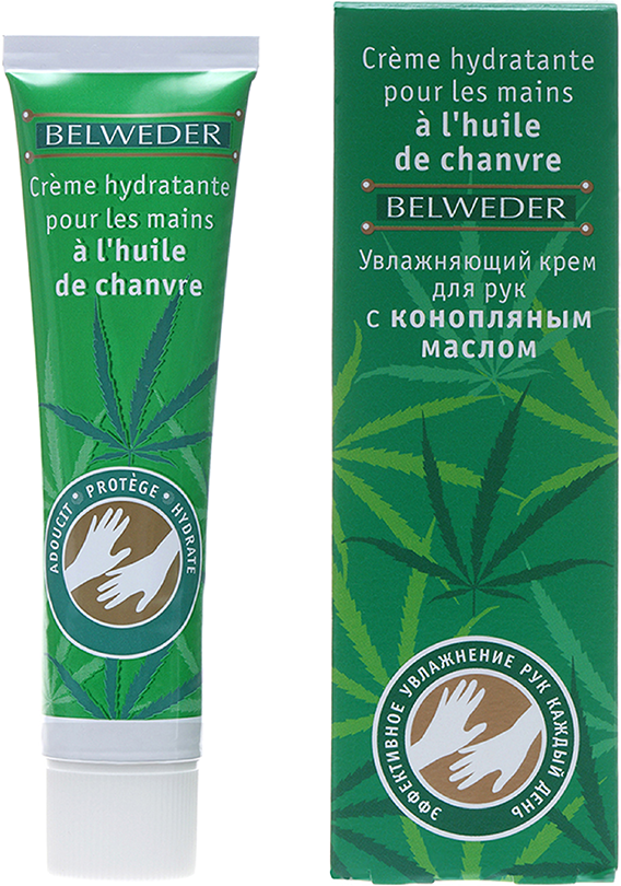 Увлажняющий крем для рук с конопляным маслом