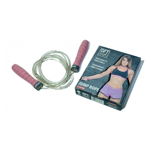 Тренировочная скакалка Original FitTools FT-JR-TRP скакалка original fittools скакалка тренировочная pink