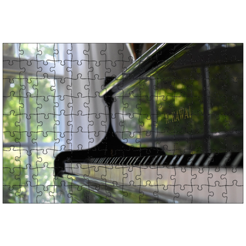 фото Магнитный пазл 27x18см."пианино, музыка, инструмент" на холодильник lotsprints