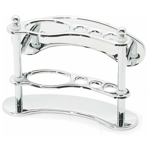 фото Haiba держатель для зубных щеток и пасты (для ванной) металлический, хром