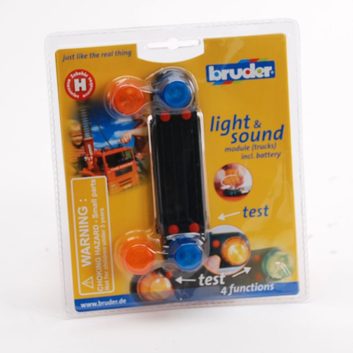 Аксессуары H: модуль со световыми и звуковыми эффектами для автомобилей Bruder - фото №13