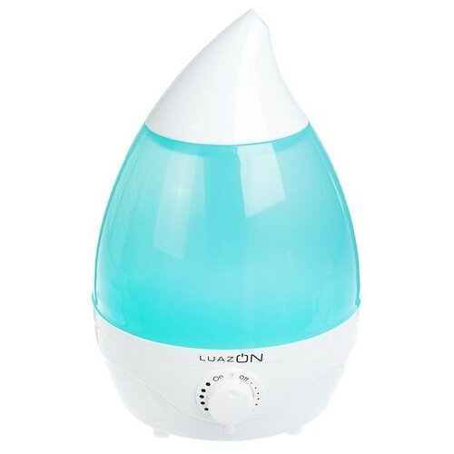 Уценка Увлажнитель воздуха LuazON LHU-04 ультразвуковой 2 л 18 Вт бело-зеленый 197800₽