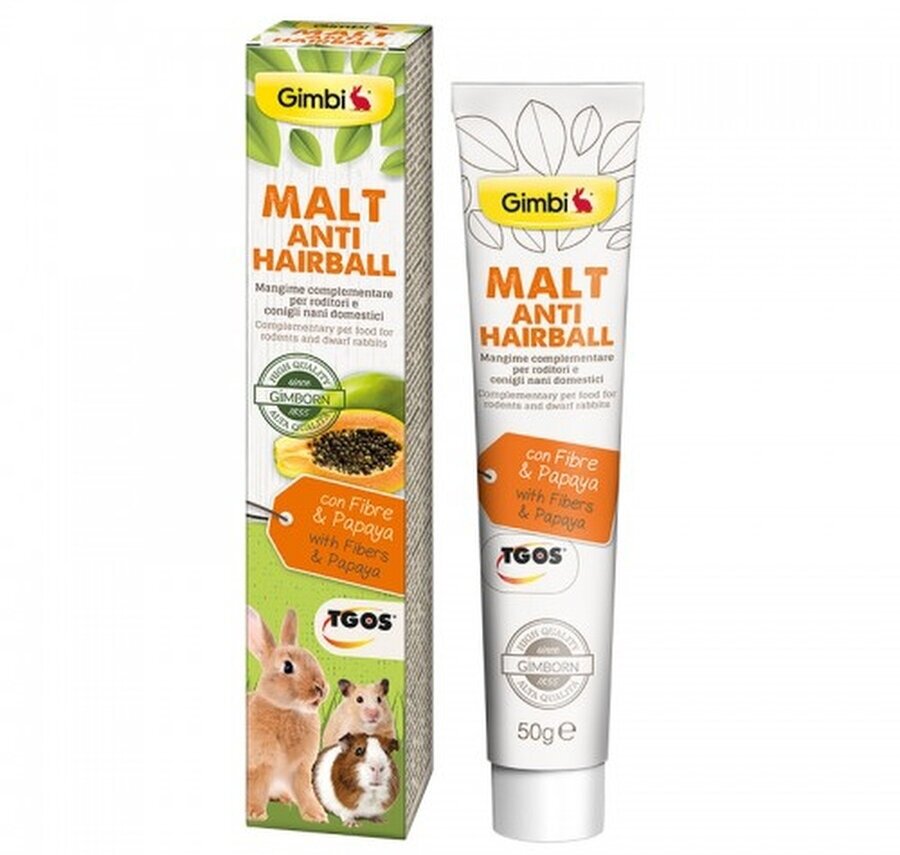 Gimbi Malt Anti Hairball Мальт паста для кроликов