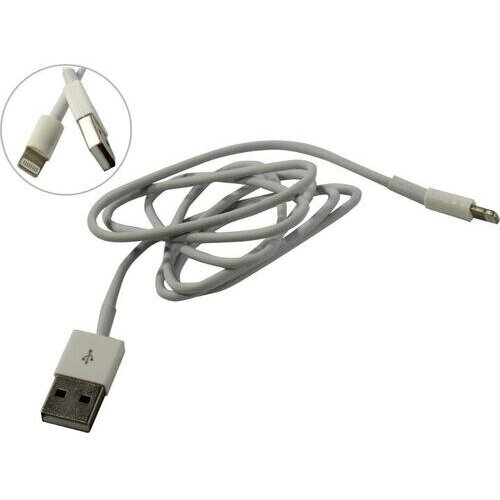 Кабель Lightning - USB Mediagadget MGSNL001GWT кабель usb lightning 1 м белый