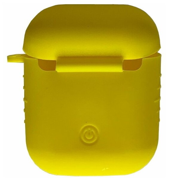 Силиконовый чехол для AirPods желтый — фото 1