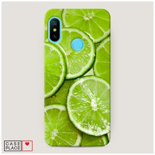 фото Чехол пластиковый xiaomi mi a2 lite сочный лайм case place