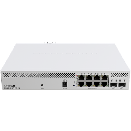 Коммутатор Mikrotik CSS610-8P-2S+IN коммутатор mikrotik 1rj45