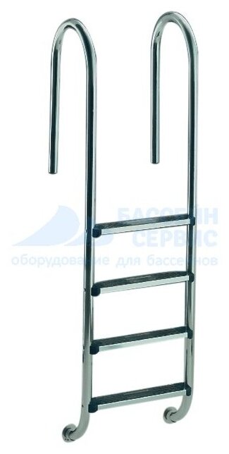 Лестница AstralPool Wall с 5 ступенями Luxe, AISI-316, цена - за 1 шт
