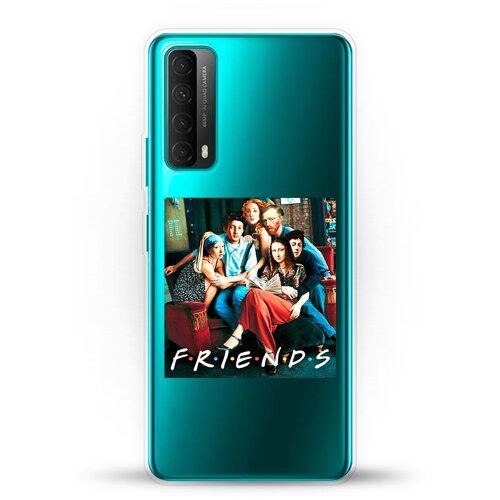 фото Силиконовый чехол друзья на huawei p smart 2021 andy & paul