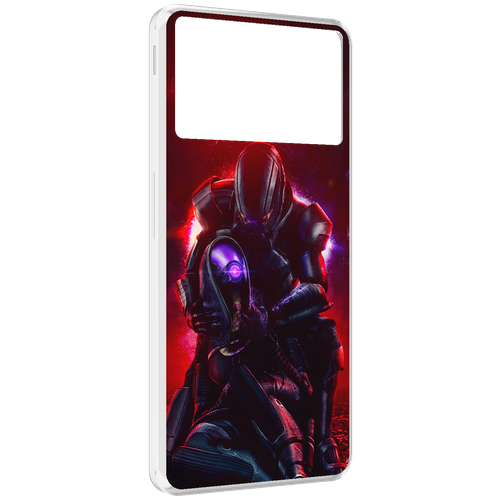 чехол mypads mass effect для zte nubia z40s pro задняя панель накладка бампер Чехол MyPads Mass Effect для ZTE Nubia Z40S Pro задняя-панель-накладка-бампер