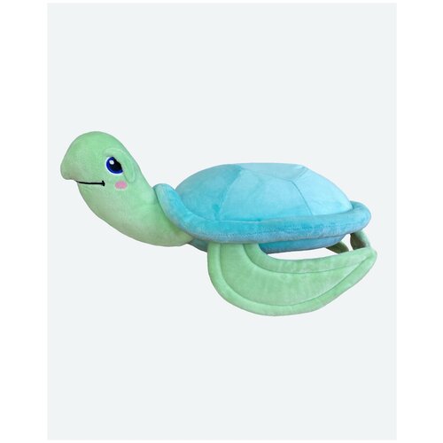 фото Мягкая игрушка подушка с эффектом памяти для сна черепаха thalassia 35х25 асветида