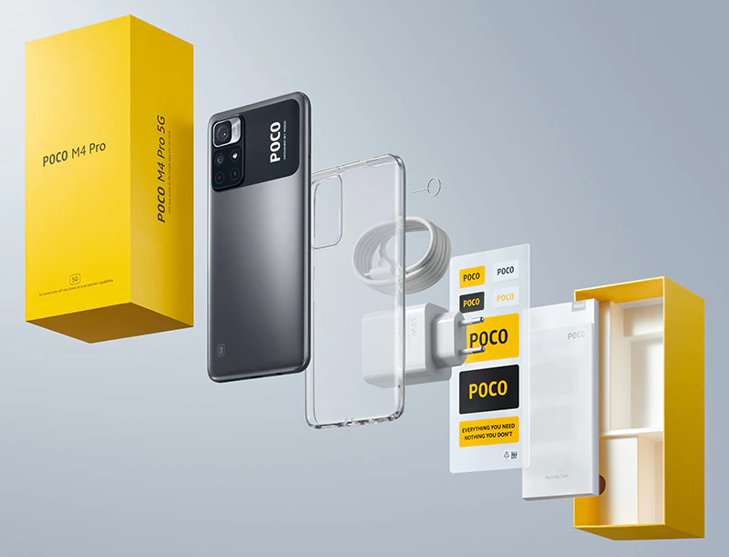 Смартфон Xiaomi Poco M4 Pro 5G 6/128Gb, желтый - фото №17
