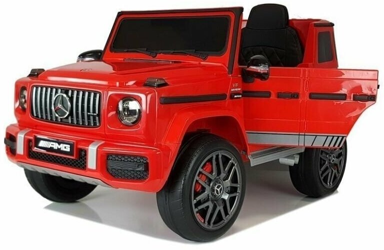 Электромобили, квадроциклы и мотоциклы BBH Электромобиль Mercedes-Benz G63 AMG Red 12V - BBH-0002-RED