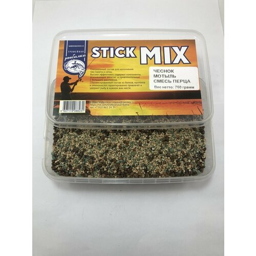 Прикормка Stick MIX 750гр для ПВА сеток конструкторы stick o большая рыбалка 56 деталей