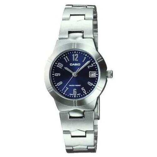 Наручные часы CASIO, синий, серебряный часы casio a700wegl 7aef