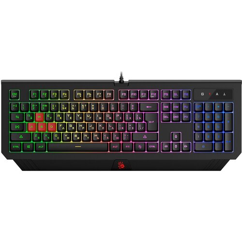 Клавиатура A4Tech Bloody B125N черный USB Multimedia for gamer LED 240600₽
