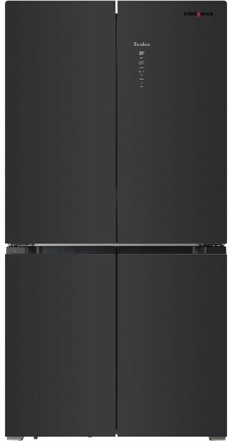 фото Многокамерный холодильник TESLER RCD-545I BLACK GLASS