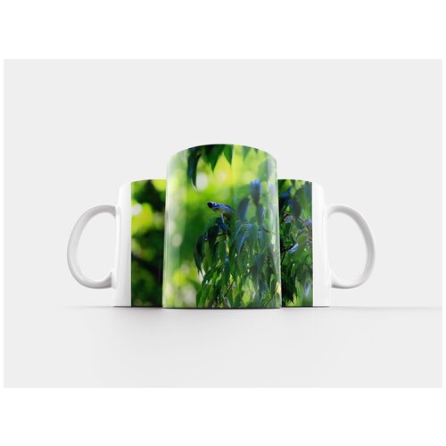 фото Кружка "цветок, зима, птицы" 320 мл lotsprints