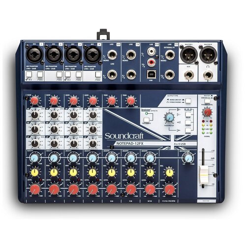 Микшерный пульт Soundcraft Notepad-12FX аналоговый микшер soundcraft notepad 12fx