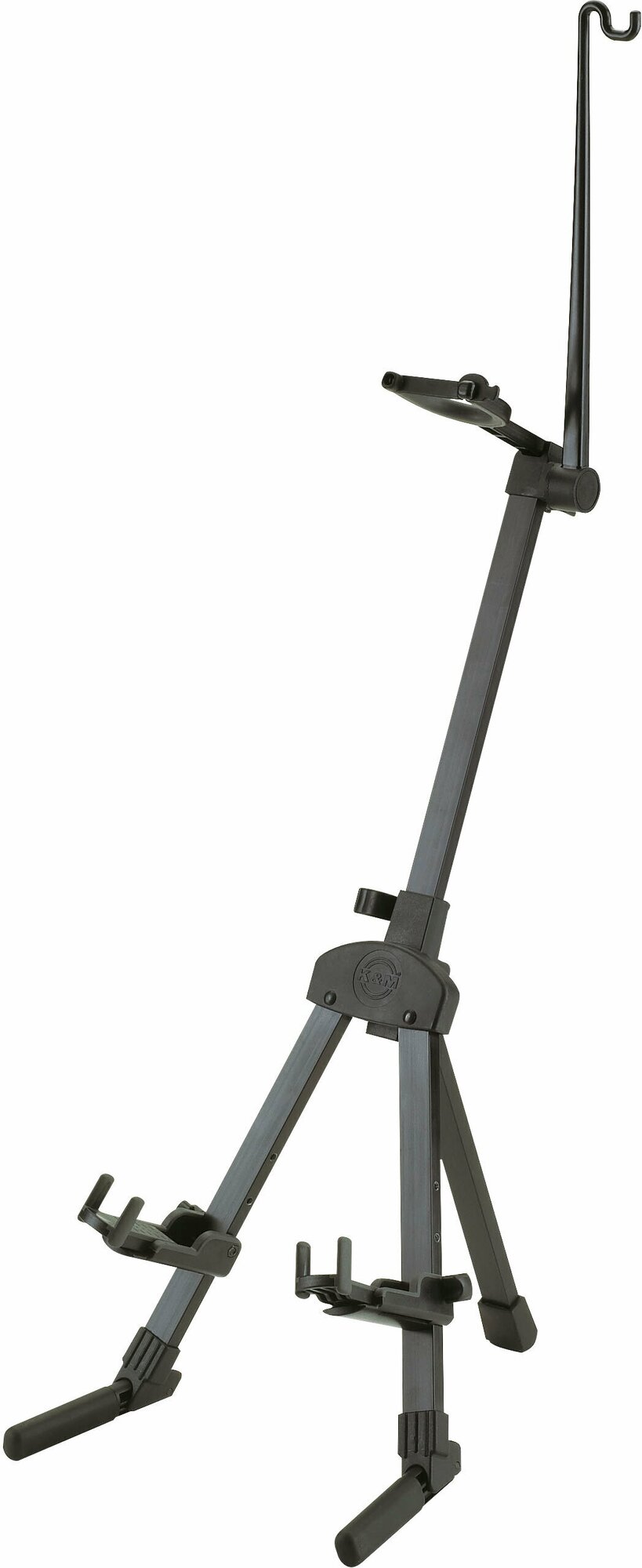 K&M 15530-000-55 black подставка для скрипки 0.55 kg, H: 360/570 mm.