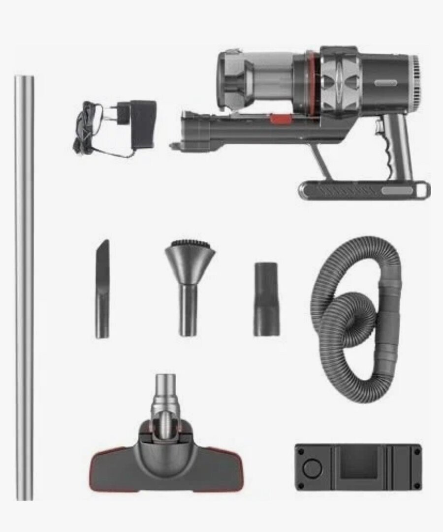 Пылесос вакуумный/POWERFUL/мощностью 2000Вт/беспроводной/трехскоростное всасывание/в комплекте множество универсальных насадок/SK-3377 - фотография № 6