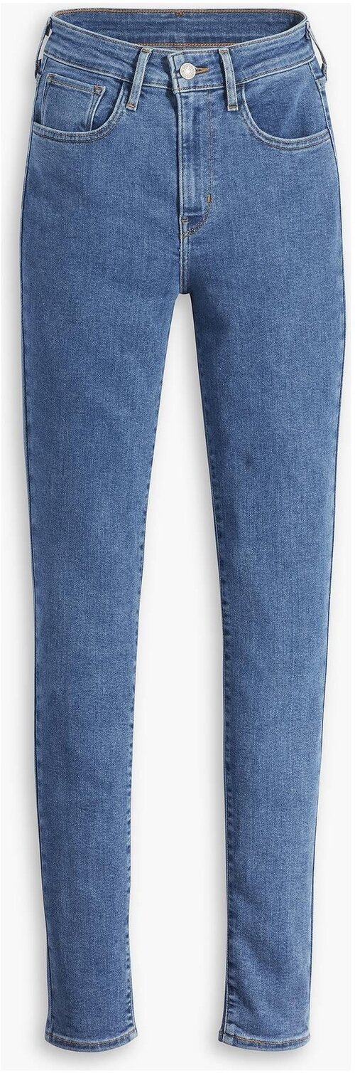 Джинсы зауженные  Levis 720 HIGH RISE SUPER SKINNY, размер 30/30, синий