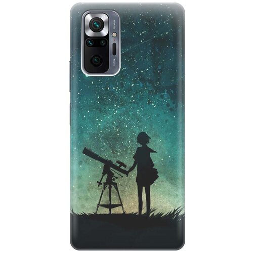 фото Ультратонкий силиконовый чехол-накладка для xiaomi redmi note 10 pro с принтом "загадай желание" gosso