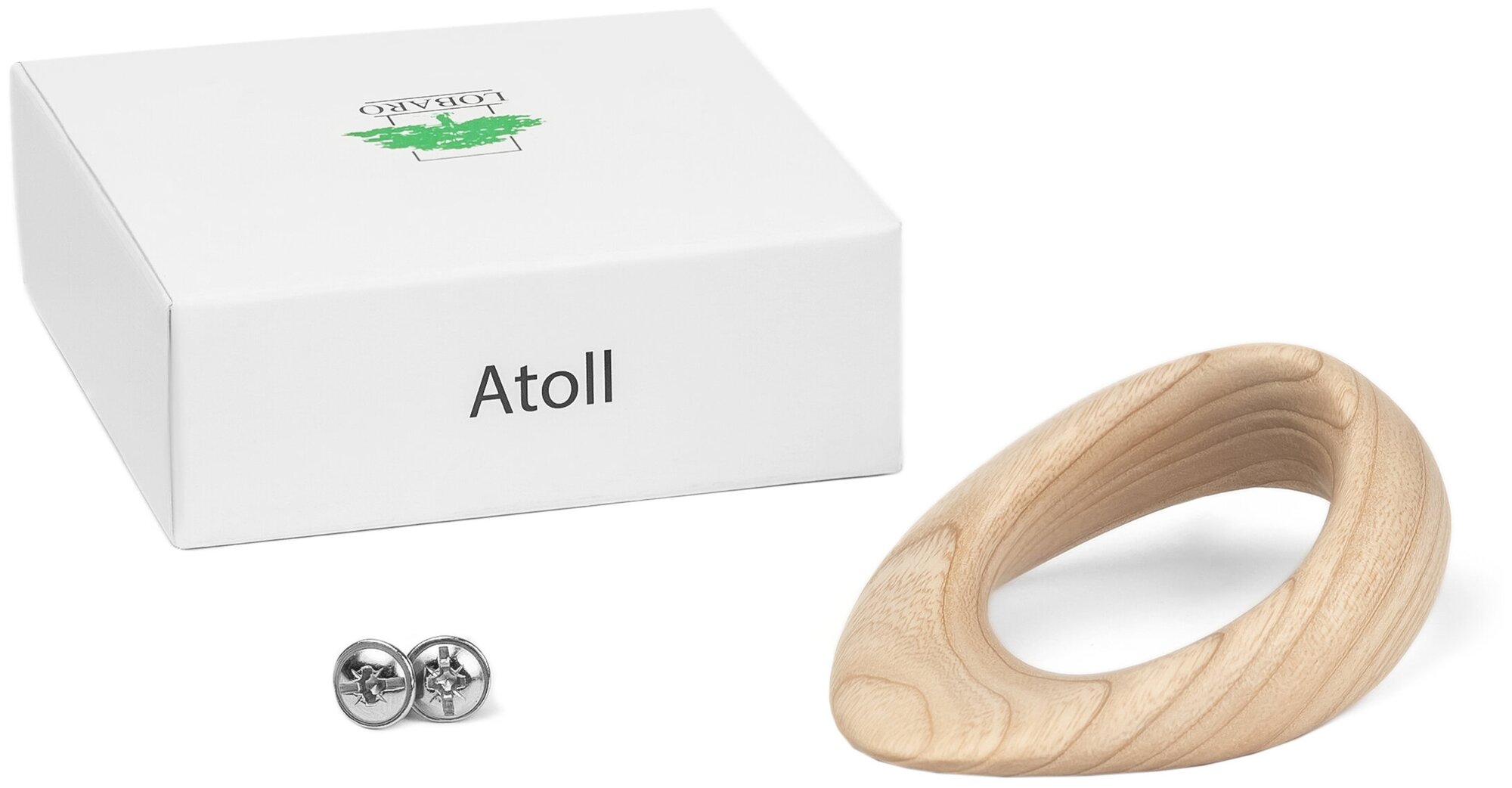Ручка мебельная, деревянная, м/о 32 мм., модель: "Atoll" 1 шт. - фотография № 10