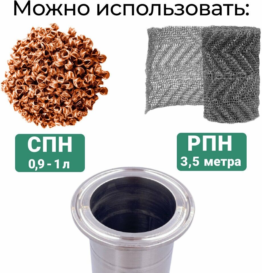 Царга 1,5 дюйма 100 см из нержавеющей стали / AISI 304 / Царга 1,5" из нержавейки 1 метр - фотография № 3