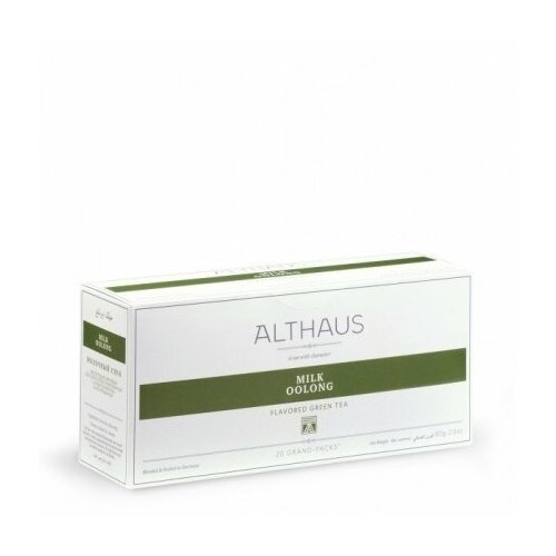 фото Чай зеленый althaus milk oolong (молочный улун) 20 пакетиков на чайник
